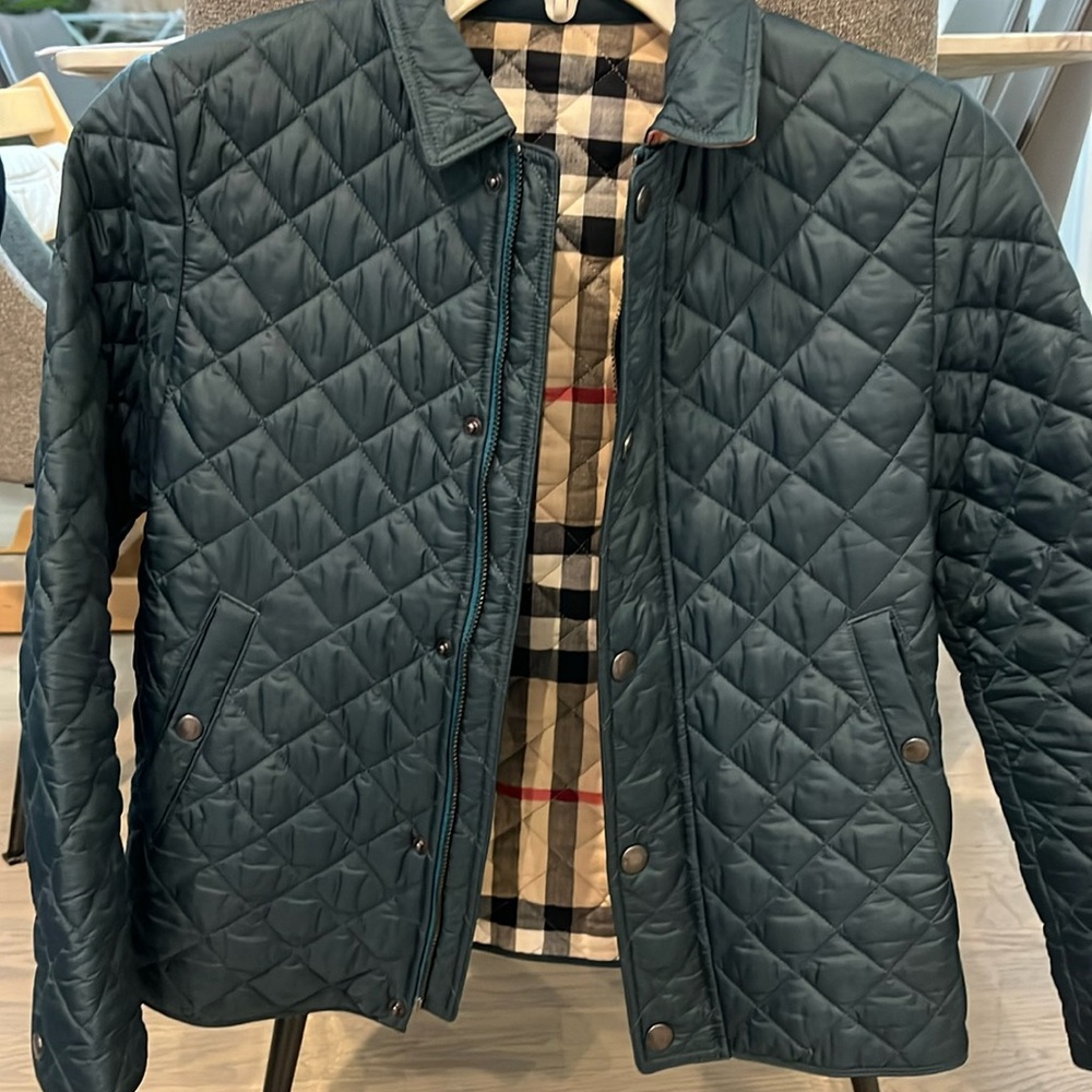 Authentic preowned Burberry quilted jacket